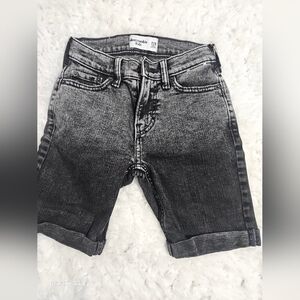 Abercrombie Kids Charcoal Denim Shorts Size 7/8